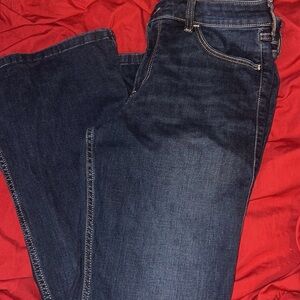Hollister Dark Indigo Flare Jeans